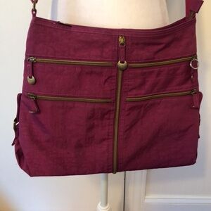 Travelon canvas crossbody bag.